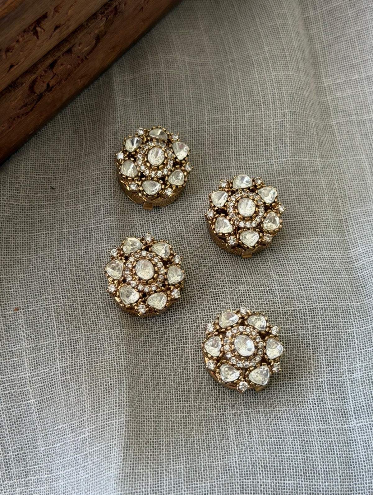 Mehira Shirt Buttons Covers- Set of 4