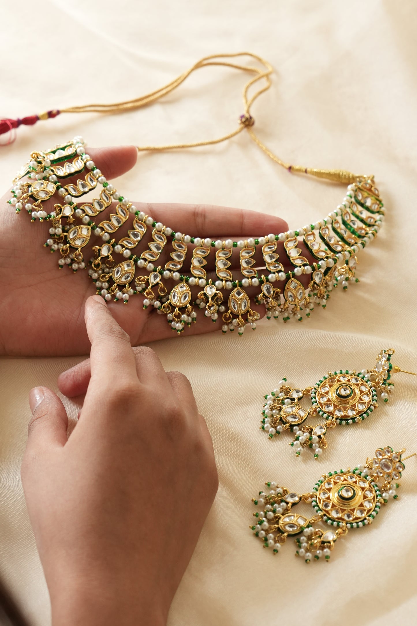 Vasant Kundan Necklace Set