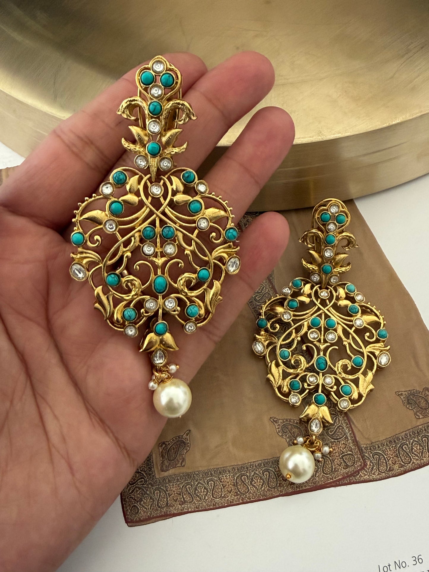 Kumud Turquoise Earrings