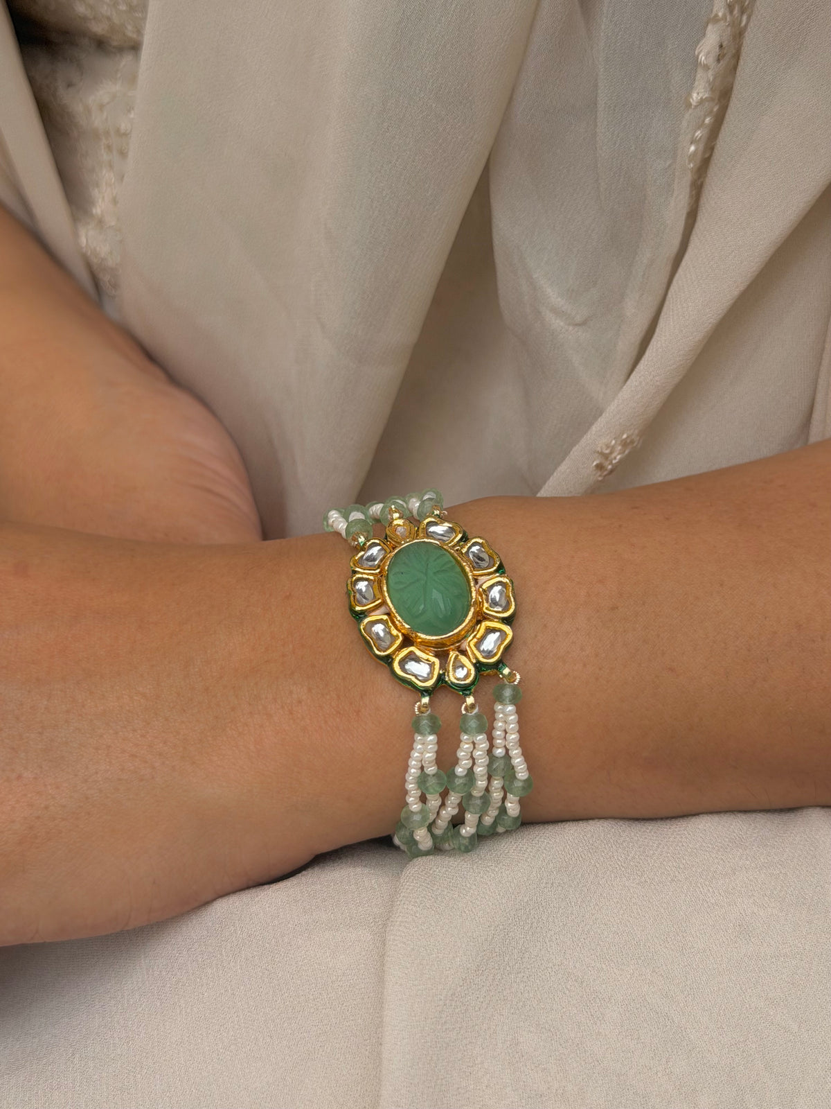 Arunima Kundan Bracelet
