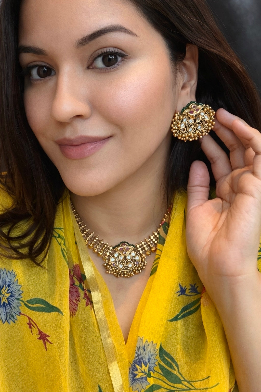 Saloni Antique Ghungroo Only Necklace