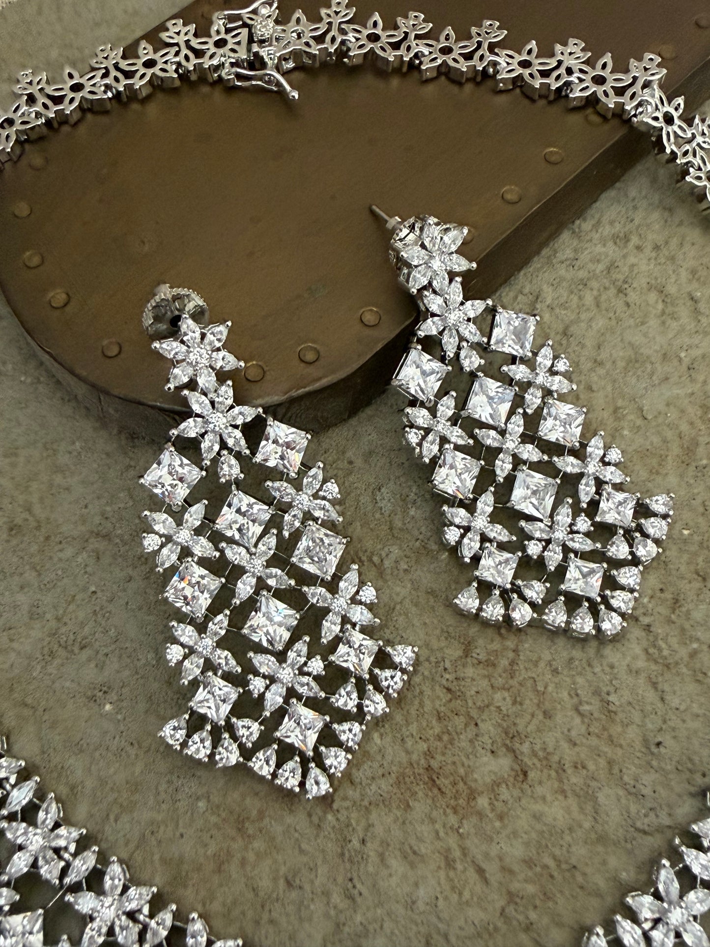 Diamond Garden Necklace Set
