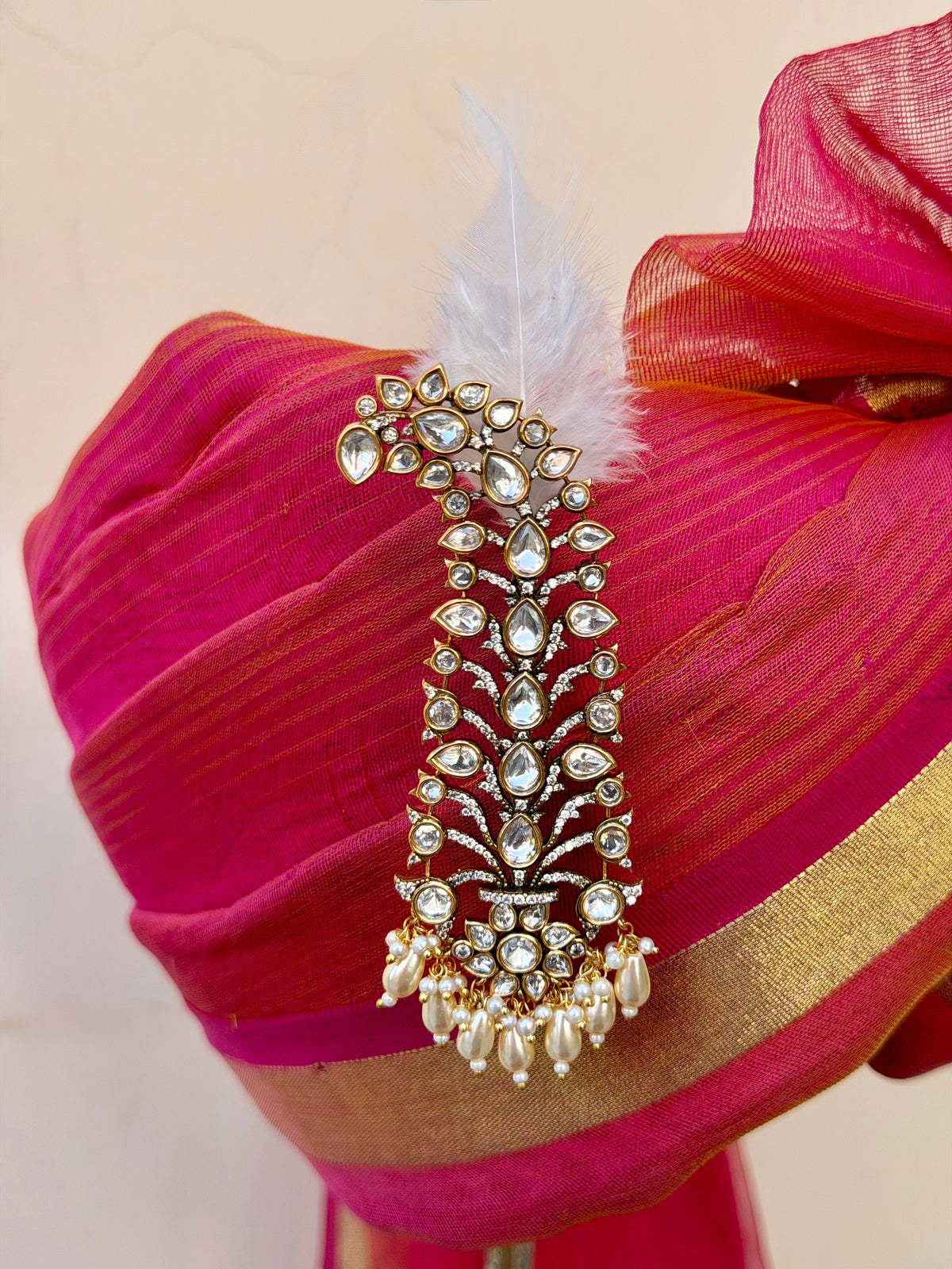 Rudraraj Polki Kalgi for Grooms