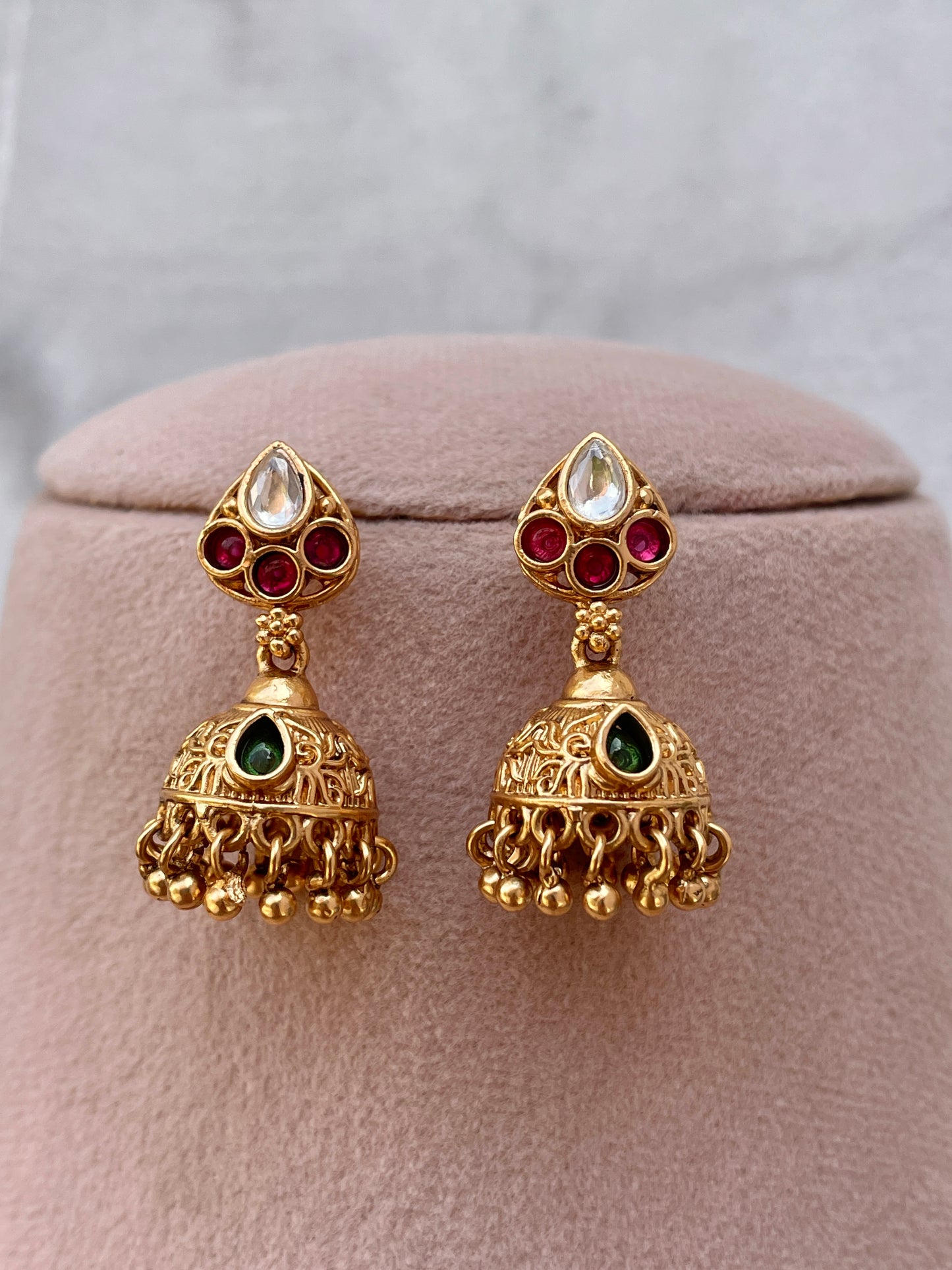 Prerna Antique Pearl Necklace Set