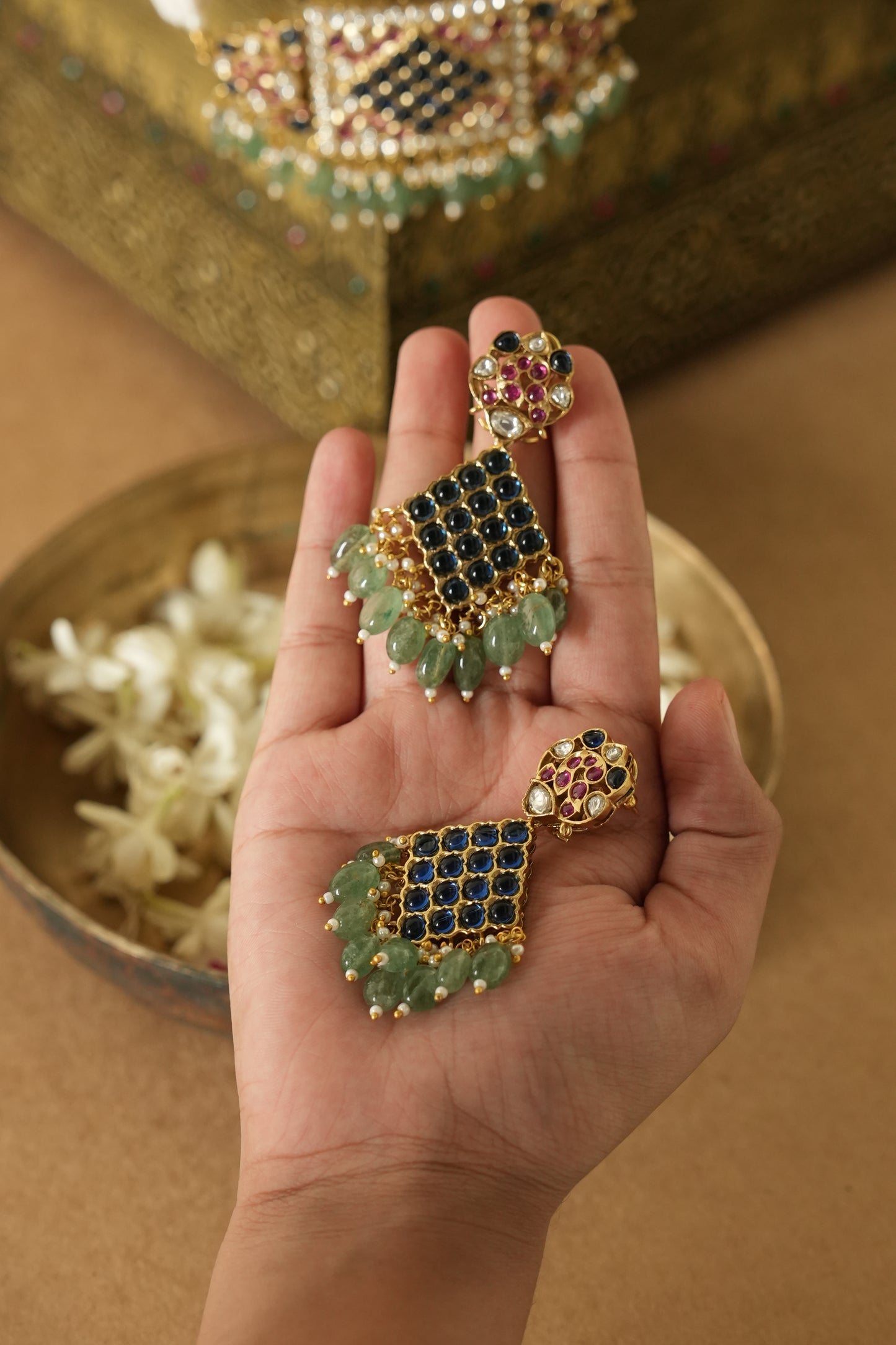 Pre Order – Kainaat Polki and Pearl Choker Set