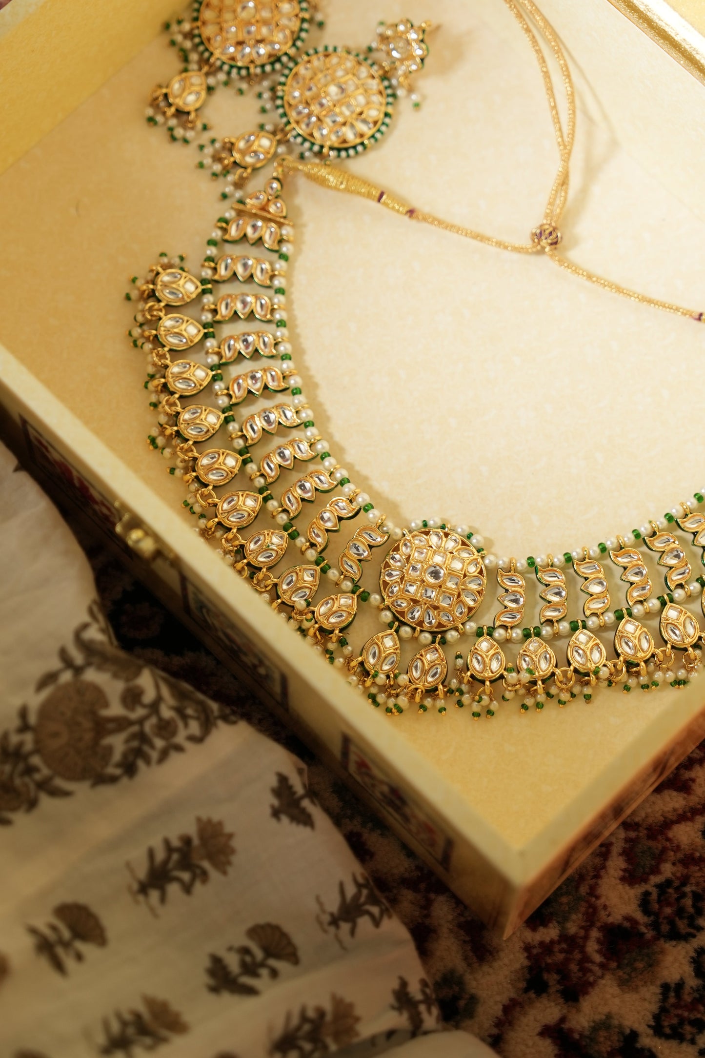 Savan Kundan Necklace Set