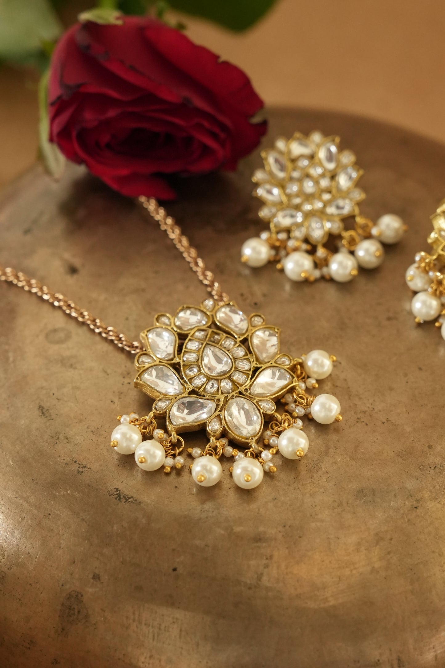 Megh Polki Necklace Set