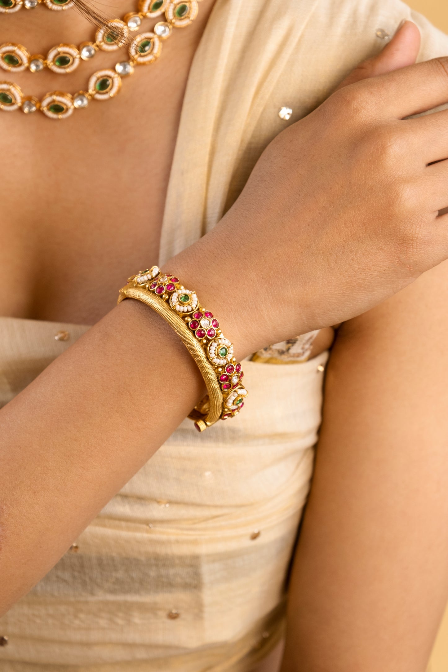 Barkha Antique Openable Bangle Set