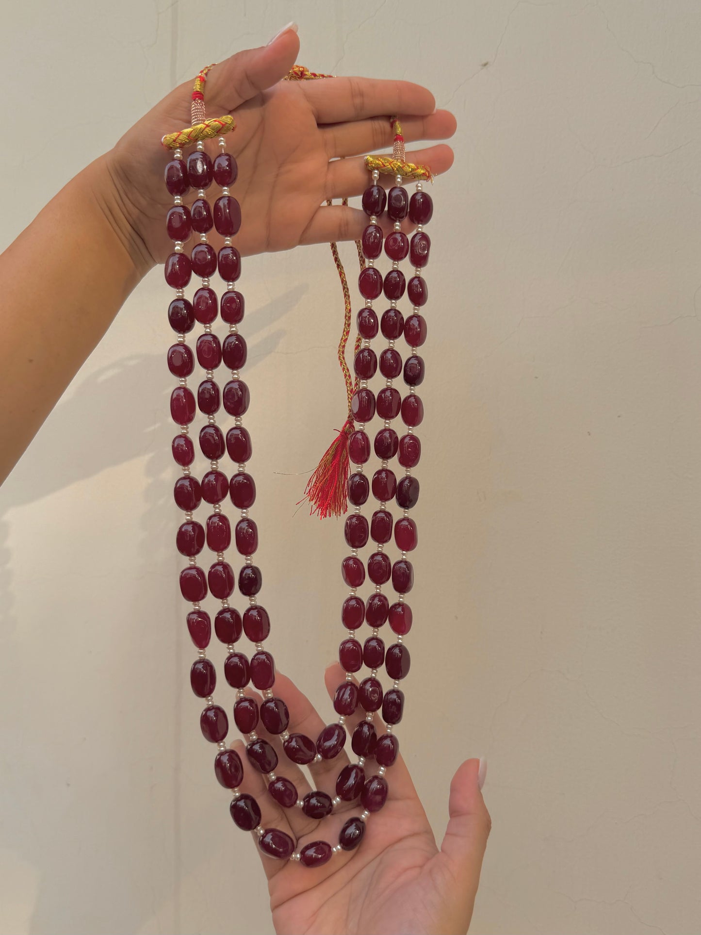 Shakti Red Onyx Mala