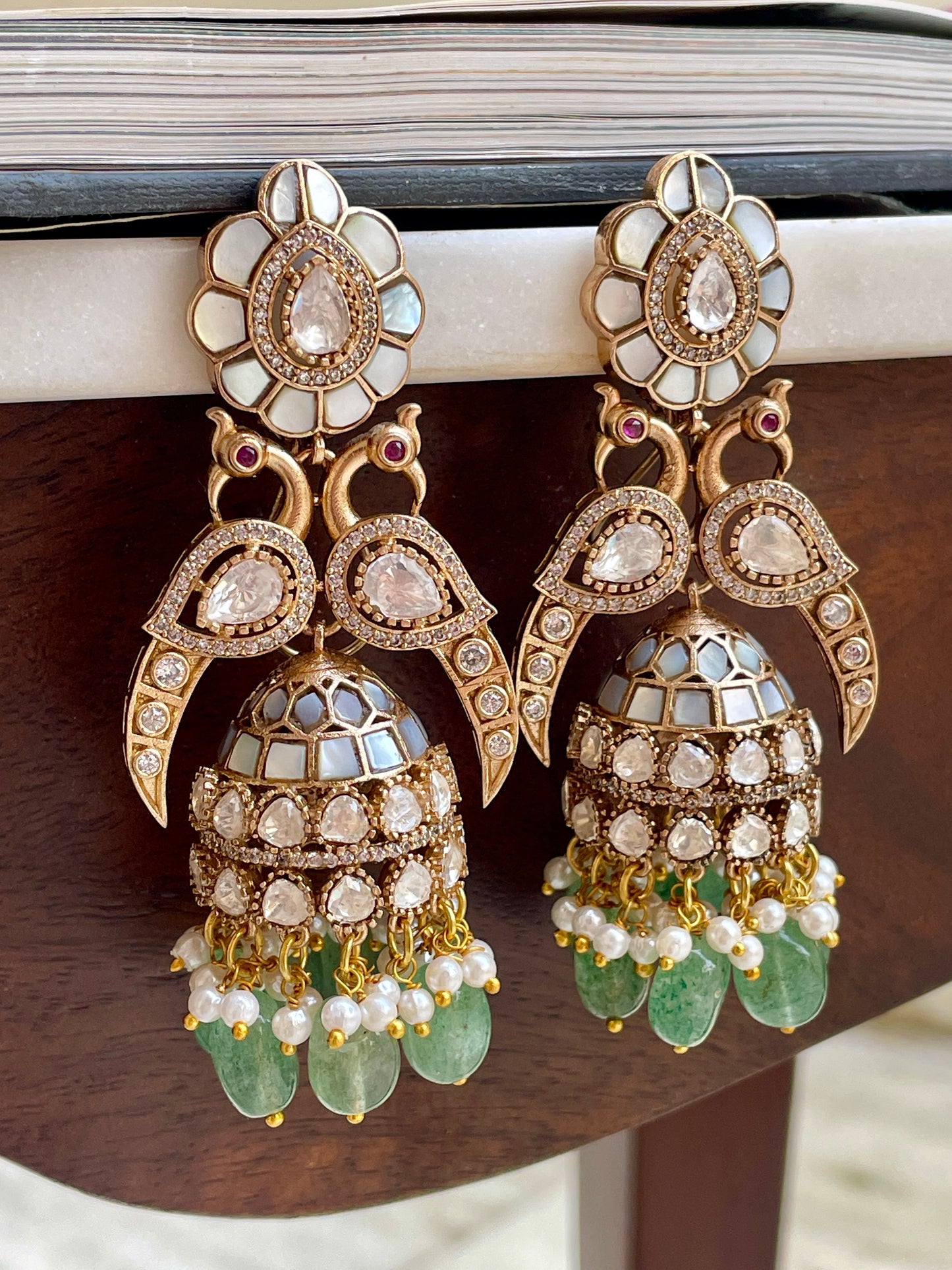 Pre Order- Saanvi Peacock Jhumki