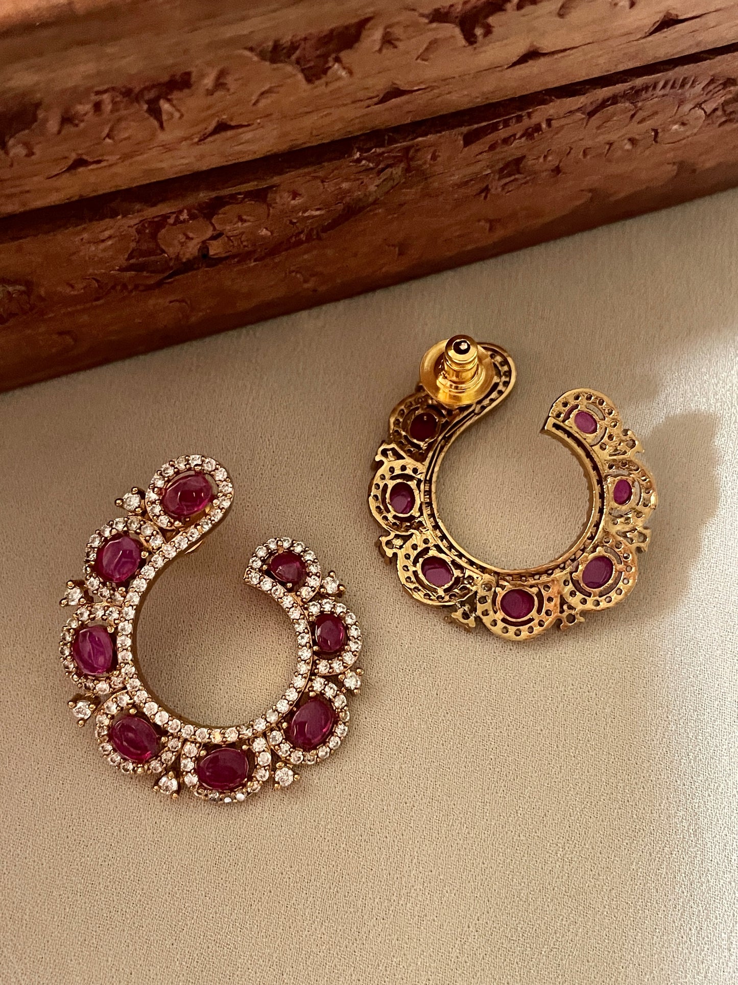 Gulbahar Ruby Earrings