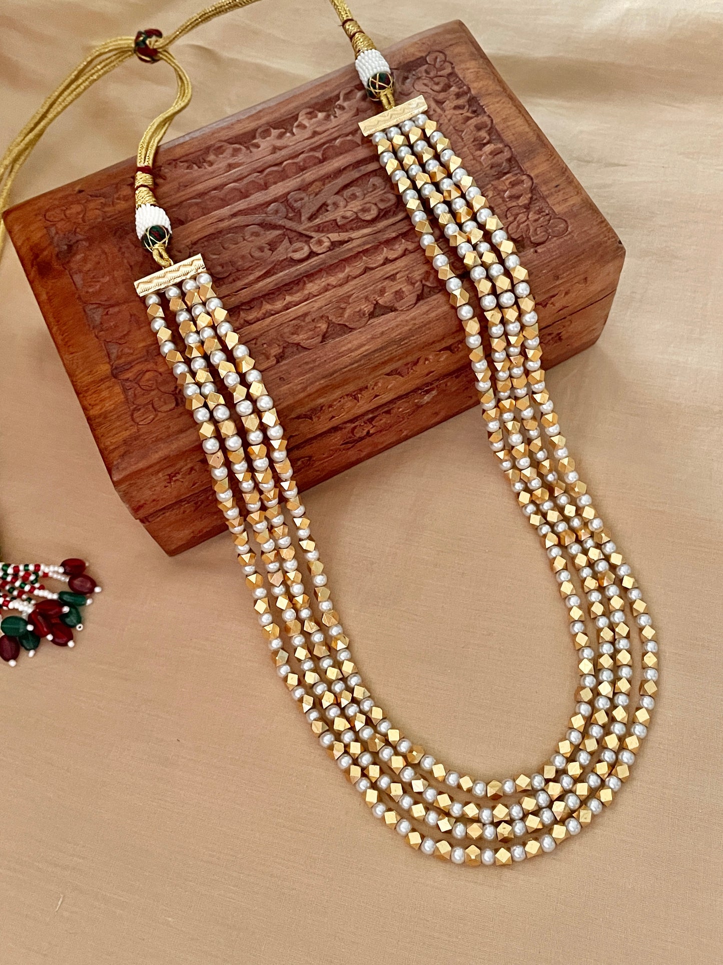 Triveni Beaded Necklace