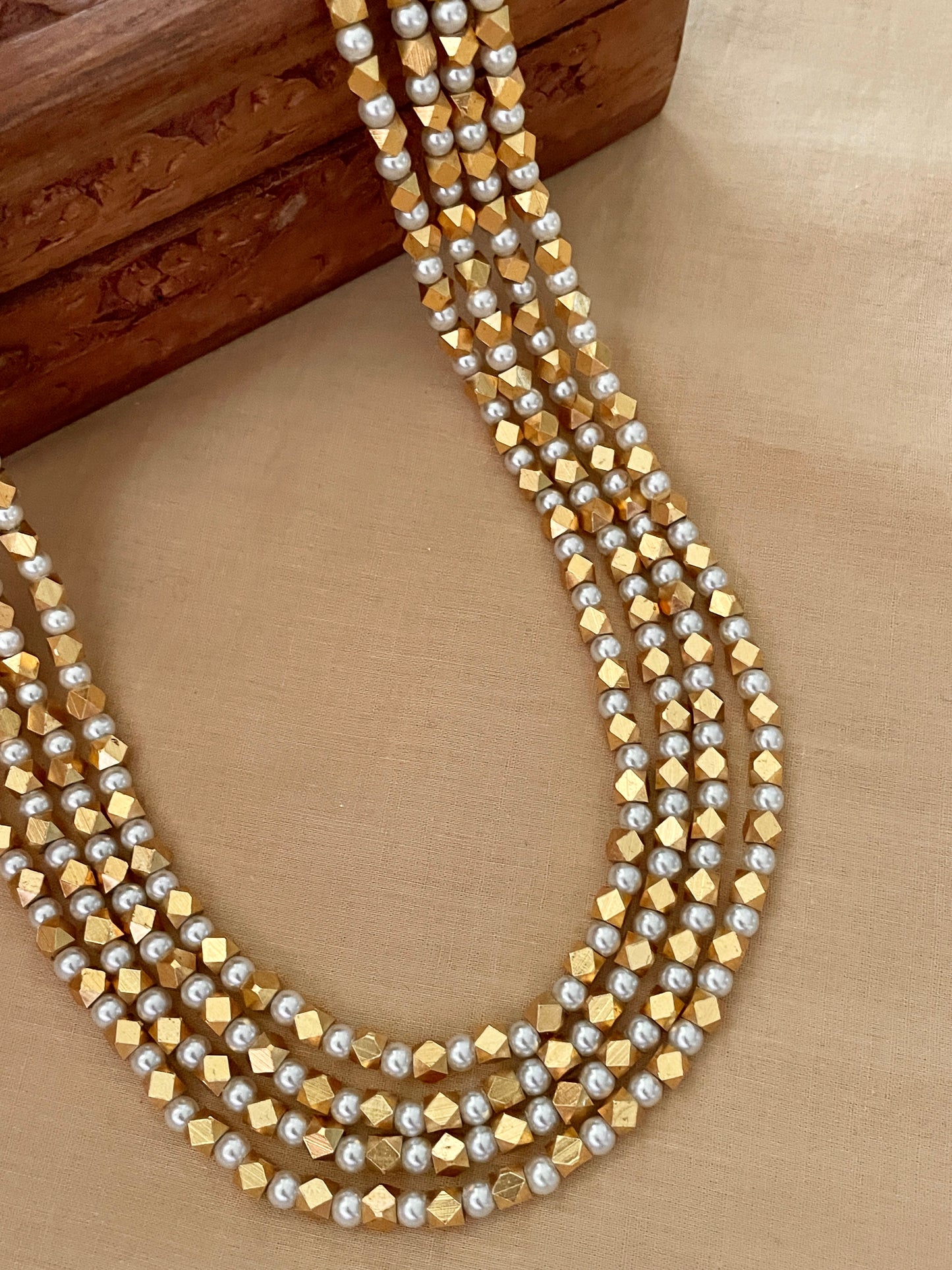 Triveni Beaded Necklace