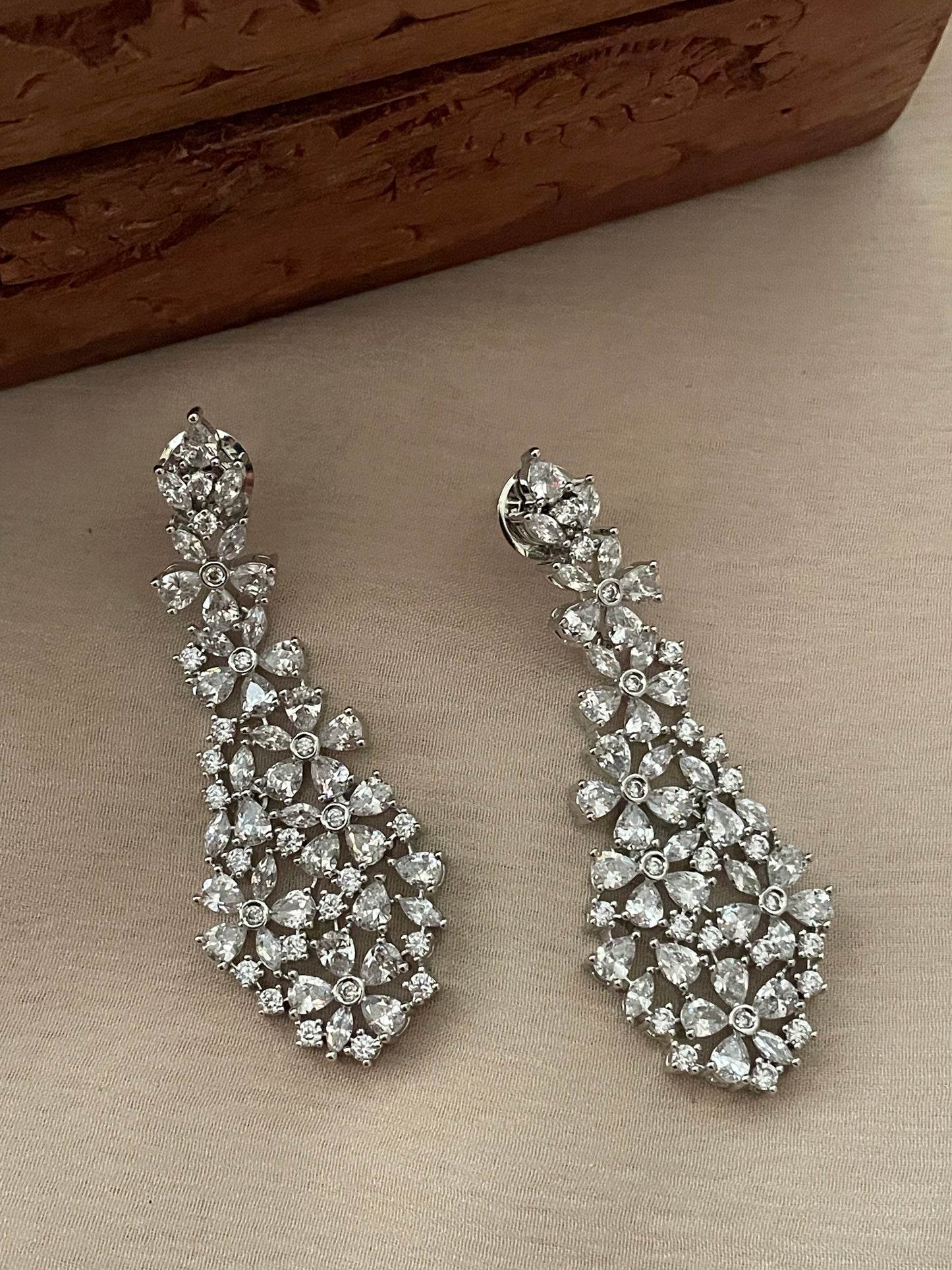 Bahara Zircon Dangler Earrings