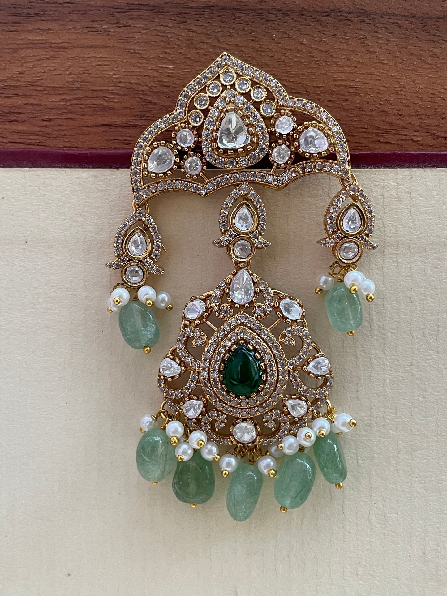 Idrees Polki Brooch