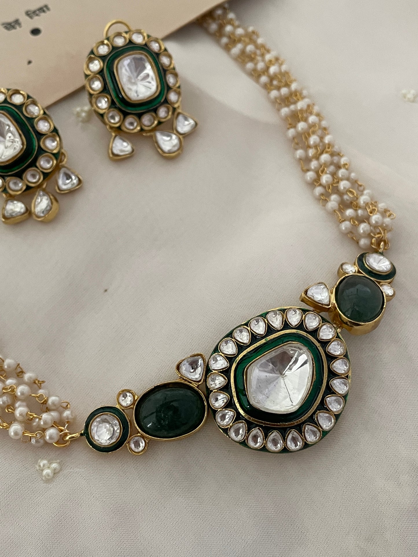 Pre Order – Kashi Polki Necklace Set