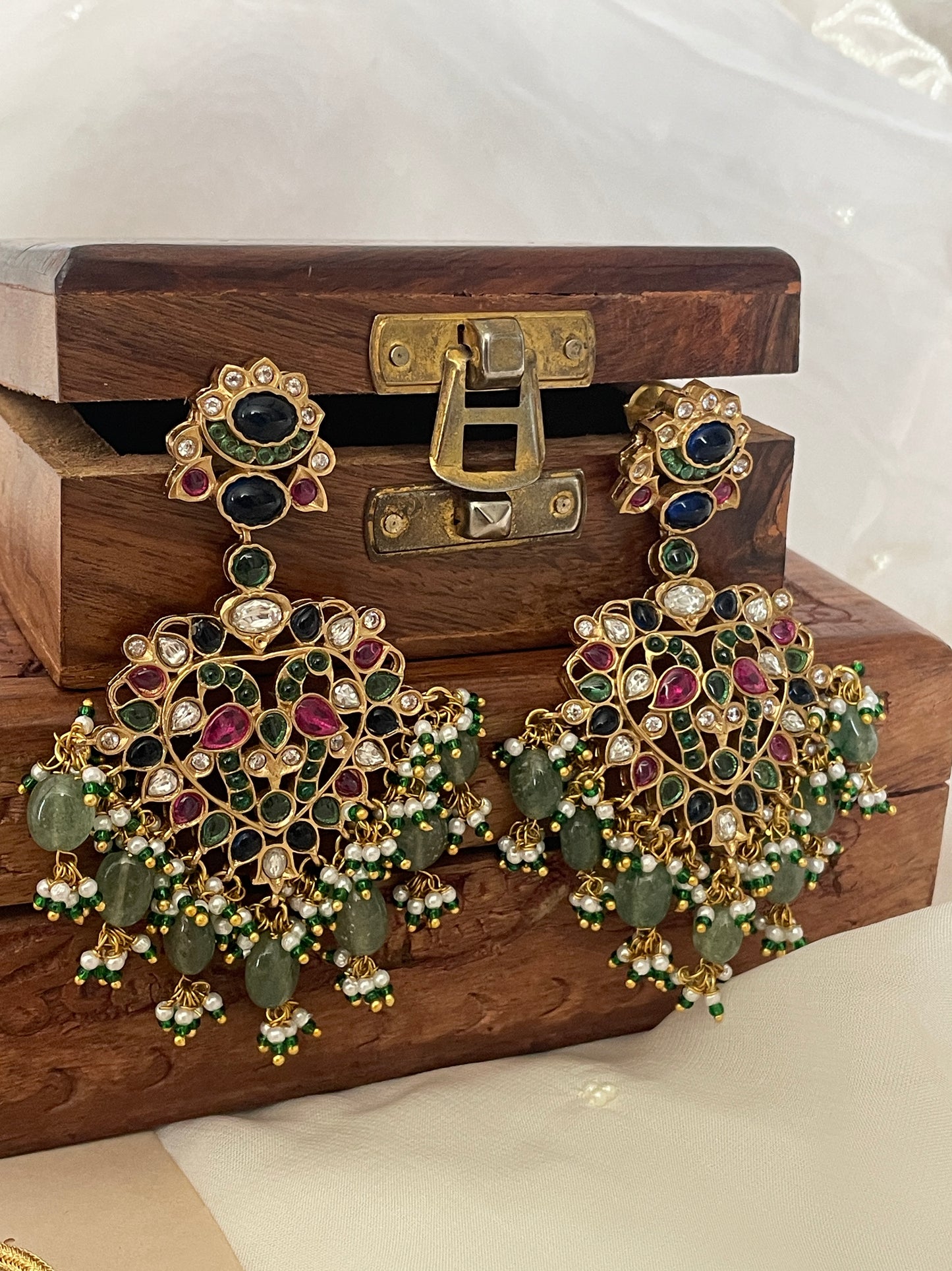 Pre Order – Kalpana Multi Polki Necklace Set