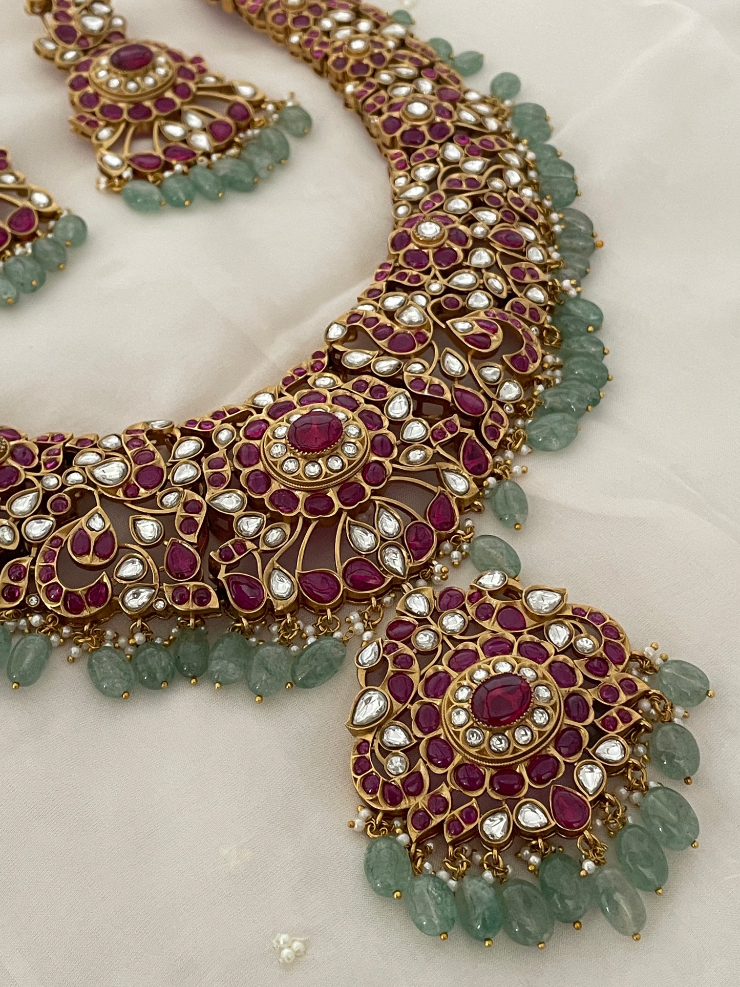 Pre Order – Jaya Multi Polki Necklace Set