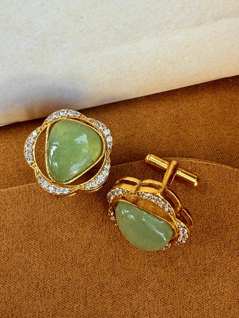 Monarch Floral Cuff Links