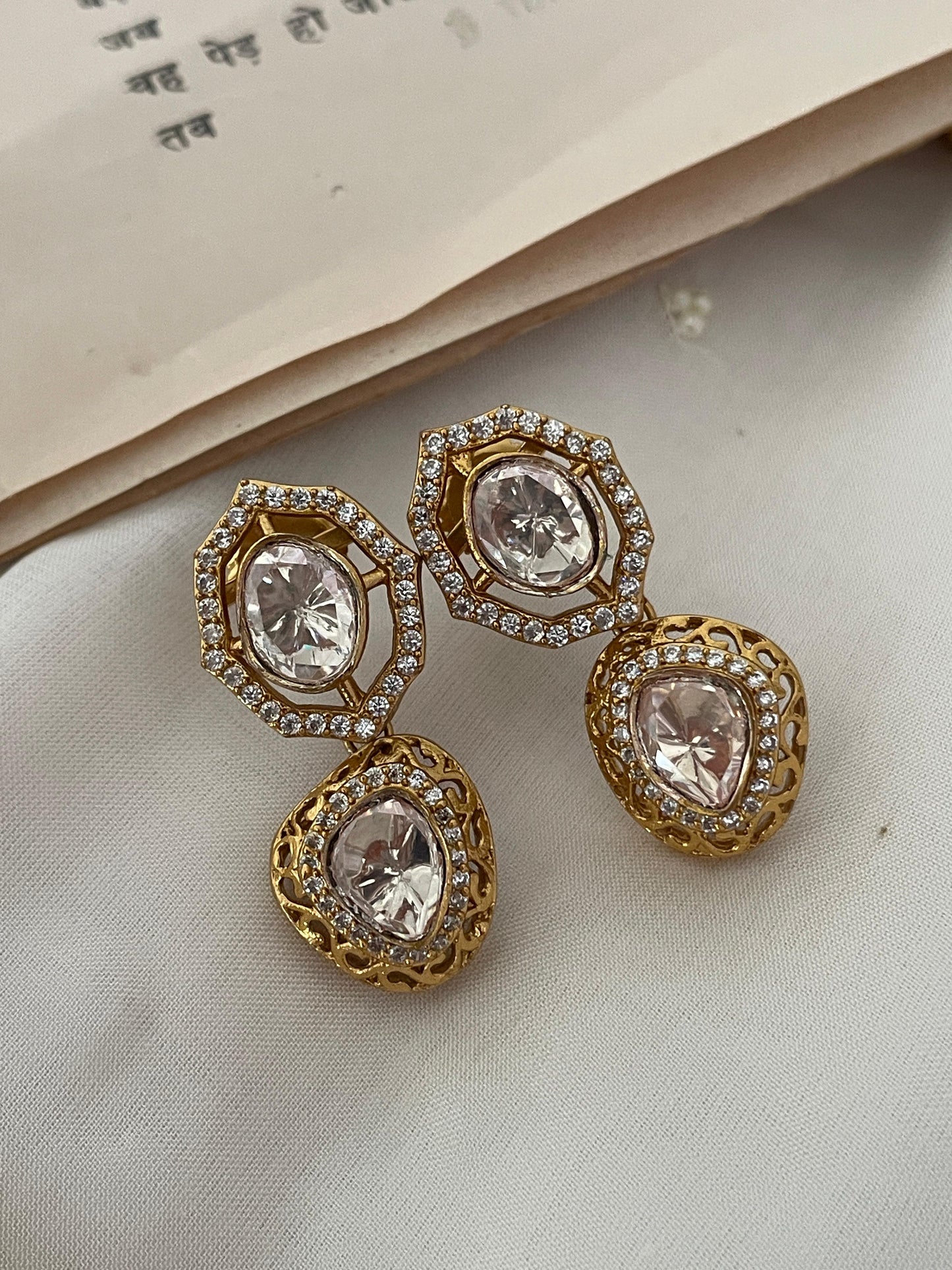 Pre Order – Tanuja Polki Necklace Set