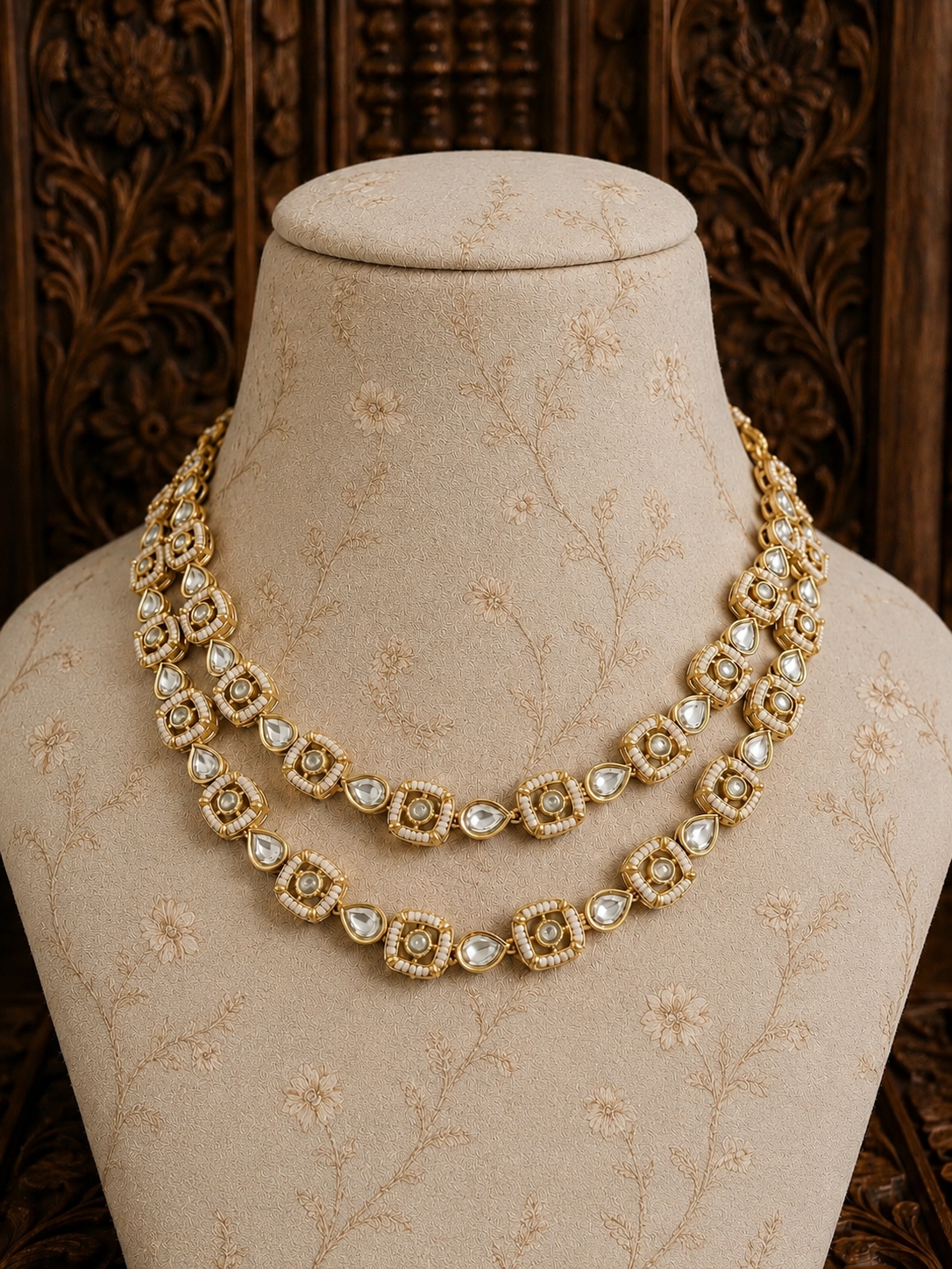 Rashmira Polki Necklace Set