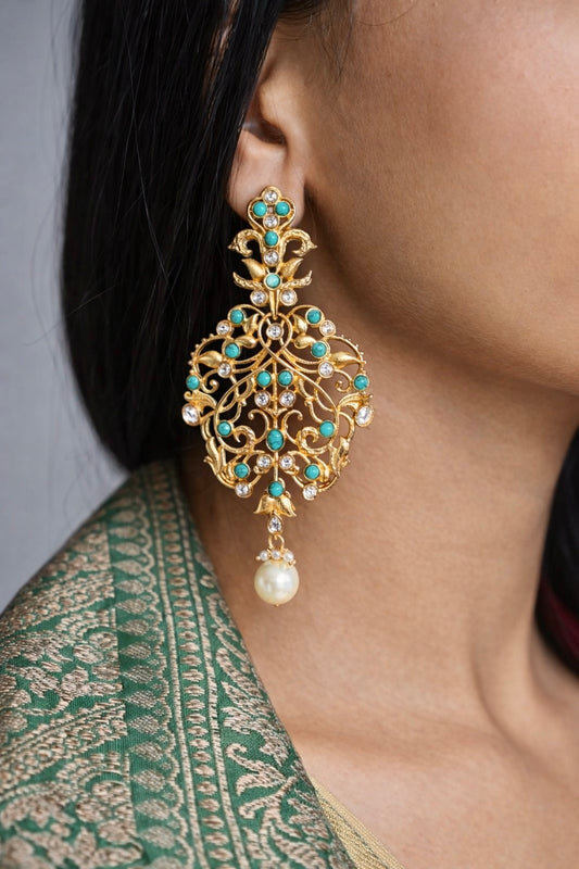Kumud Turquoise Earrings