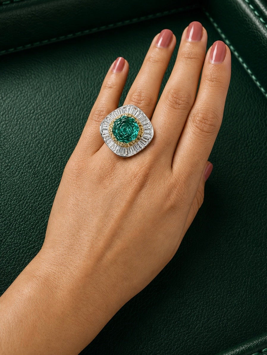Audrey Pariba Baugette Ring