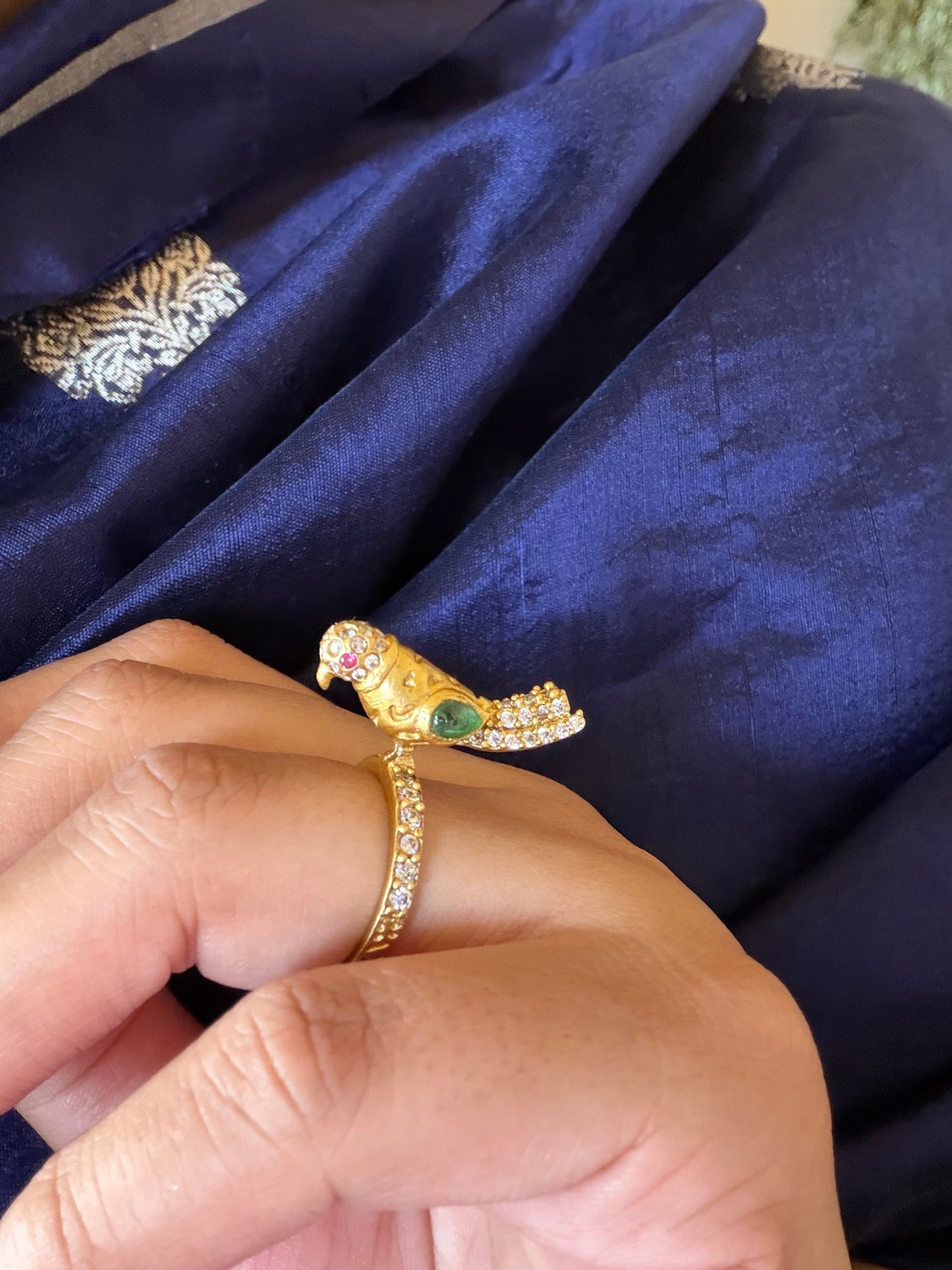 Legacy Designer Parrot Bird Ring for Women