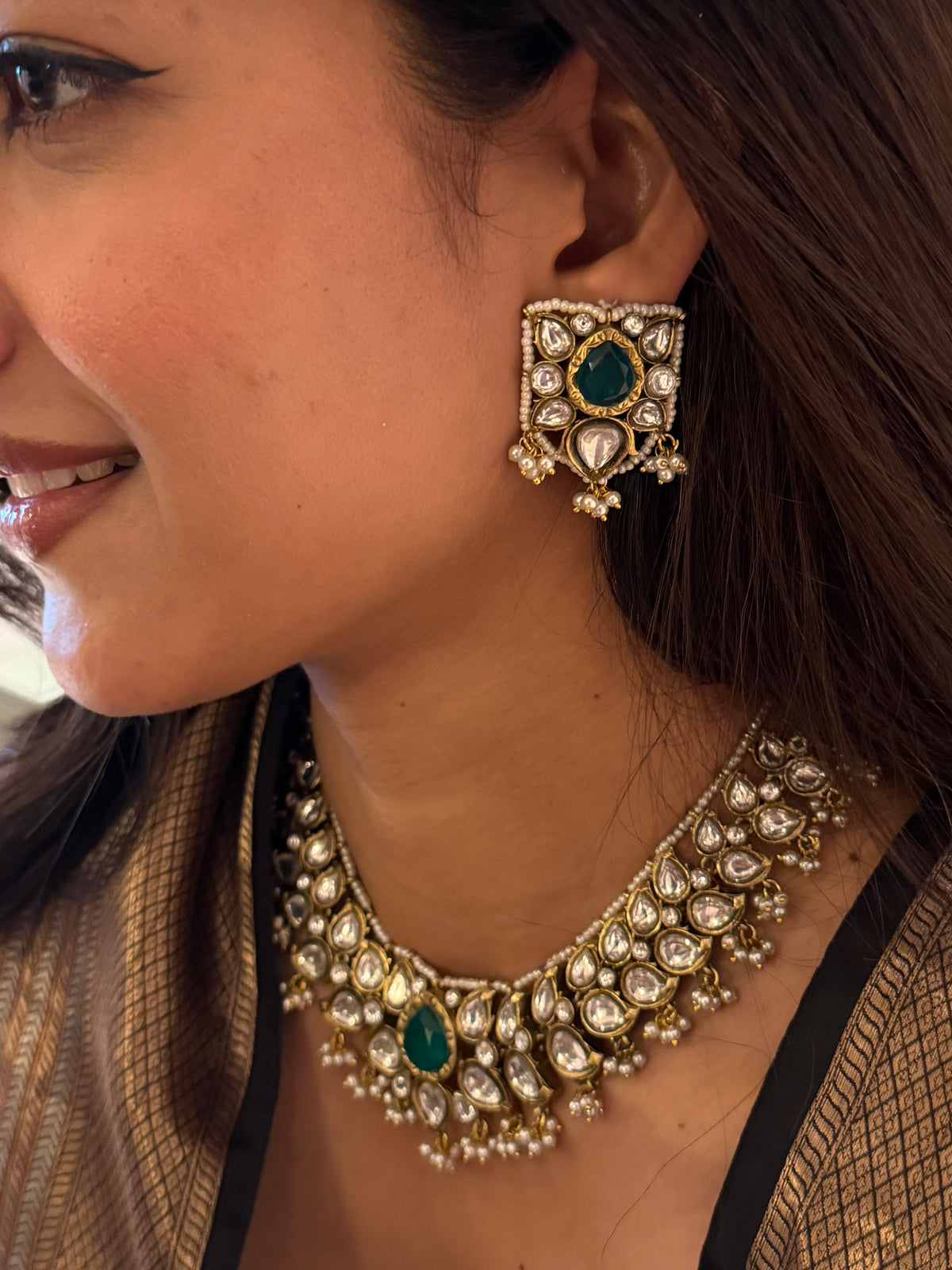 Serent Estate Polki Necklace Set