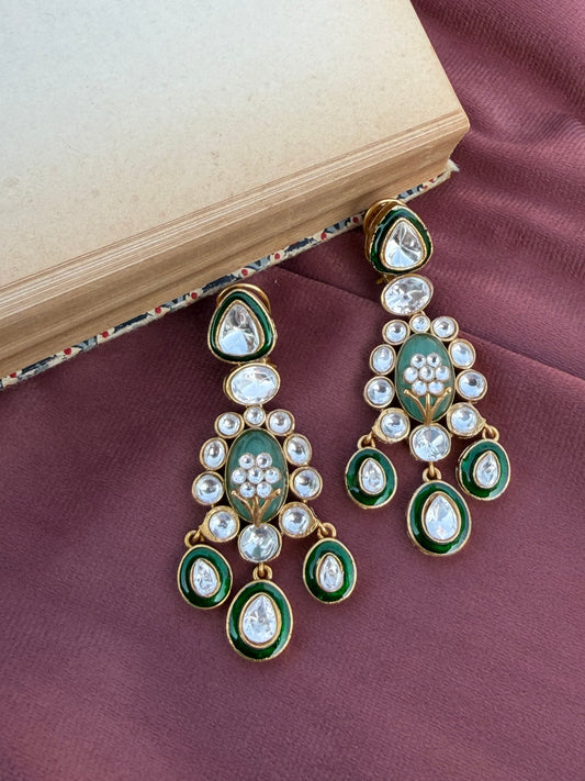 Hamza Polki Earrings