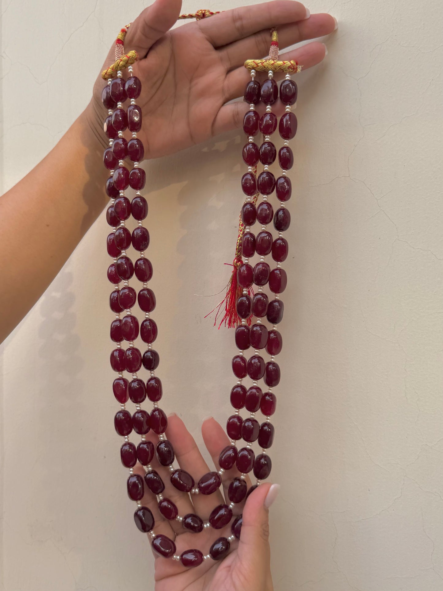 Shakti Red Onyx Mala
