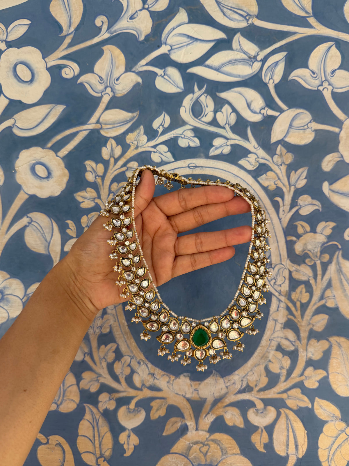 Serent Estate Polki Necklace Set