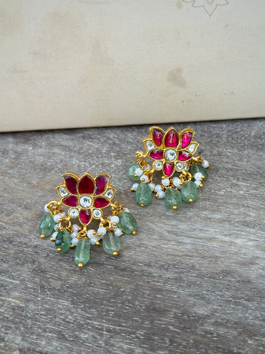 Kamal Studs- Red