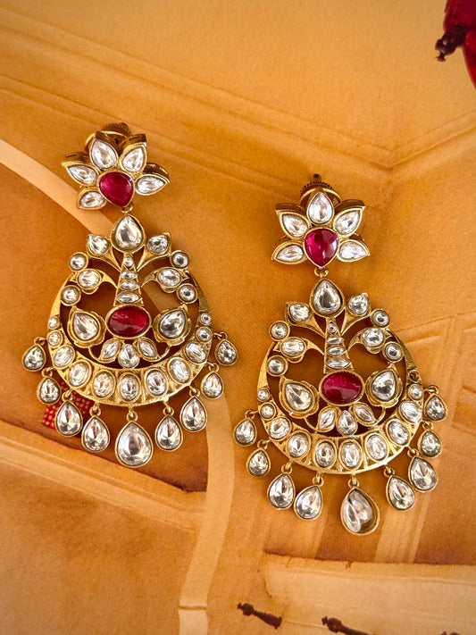 Gulbagh Jadau Chaandbali Earrings