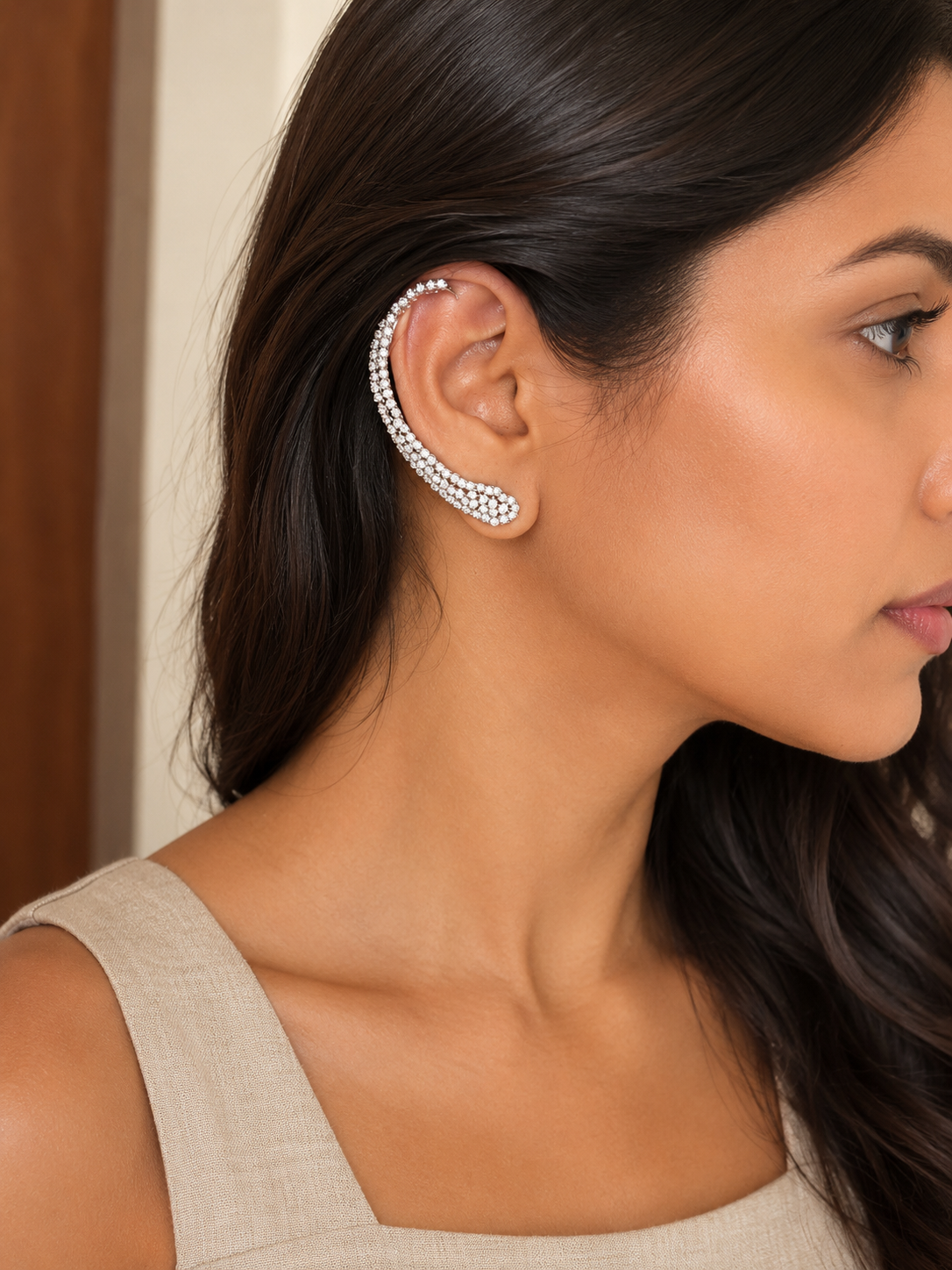 Ria Diamond Earcuff Earrings