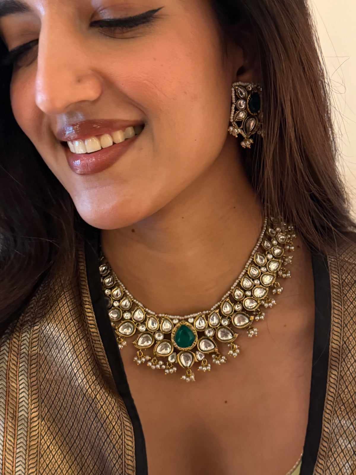 Serent Estate Polki Necklace Set