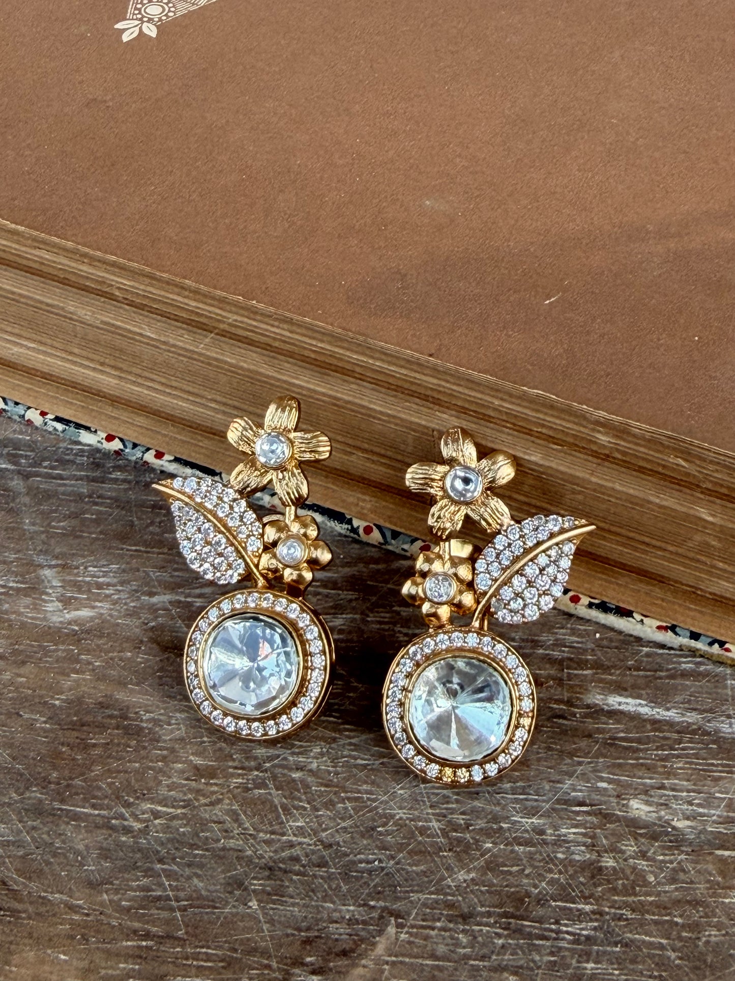 Gold Floret Studs