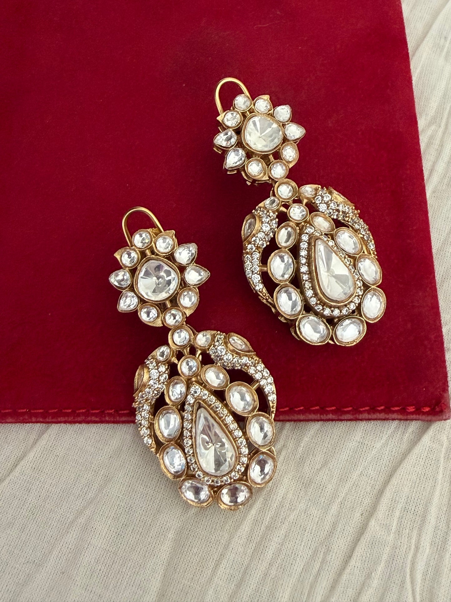 Mirian Bird Polki Earrings