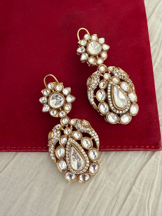 Mirian Bird Polki Earrings
