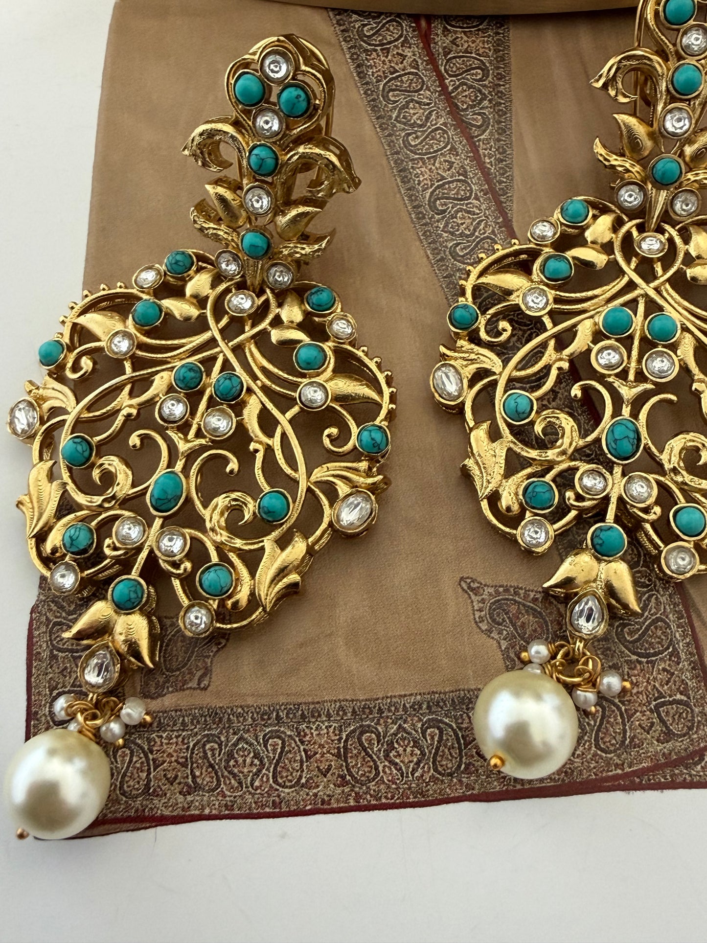 Kumud Turquoise Earrings