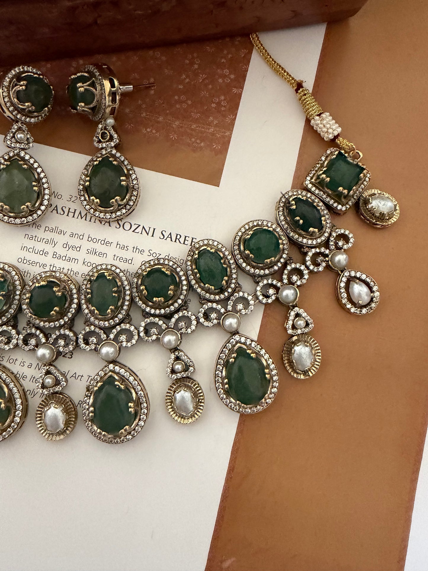 Narmada Onyx Necklace Set