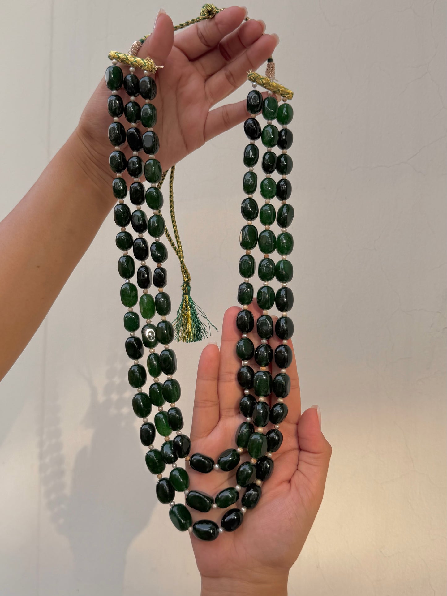 Prana Green Onyx Mala