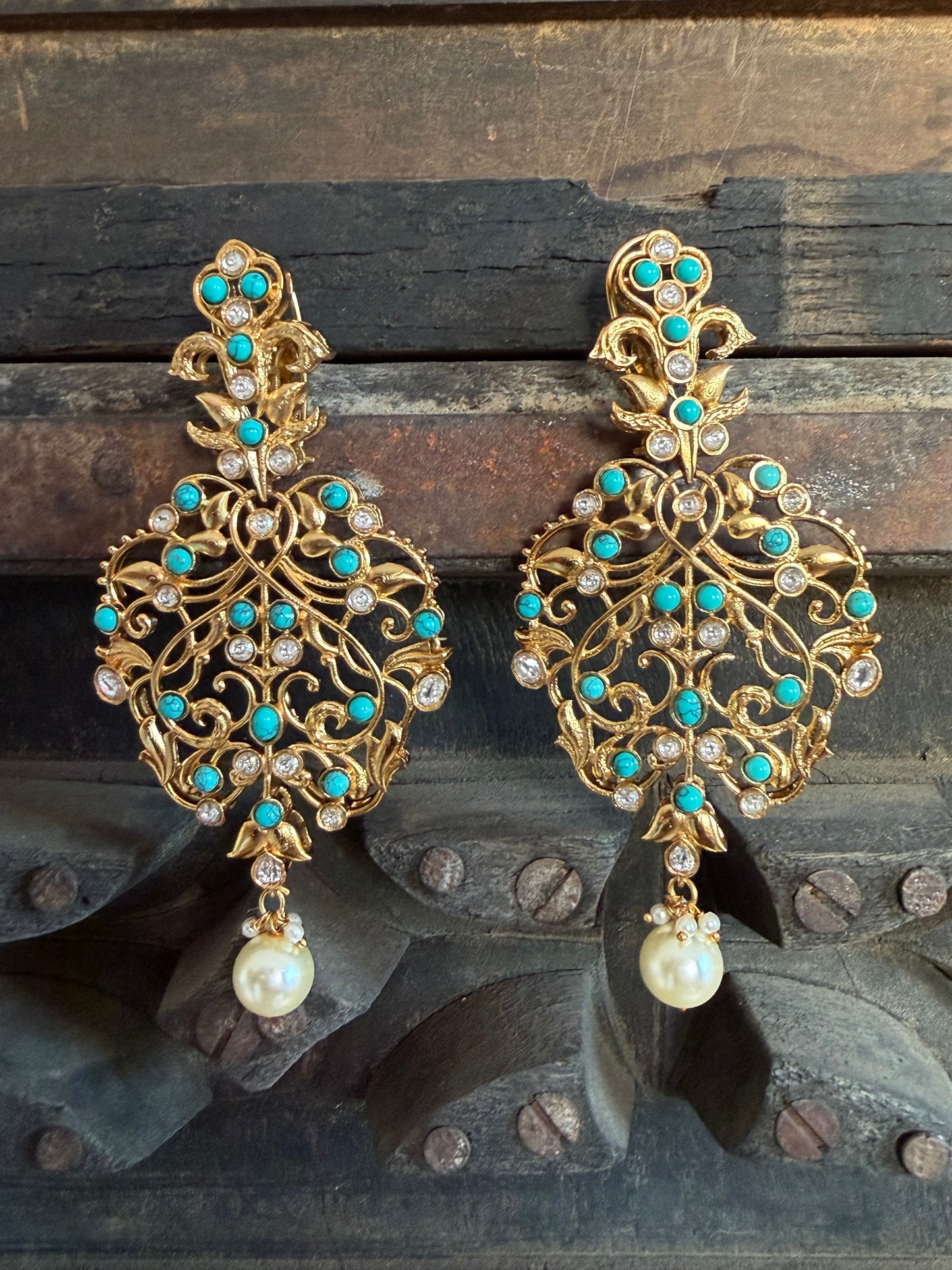 Kumud Turquoise Earrings