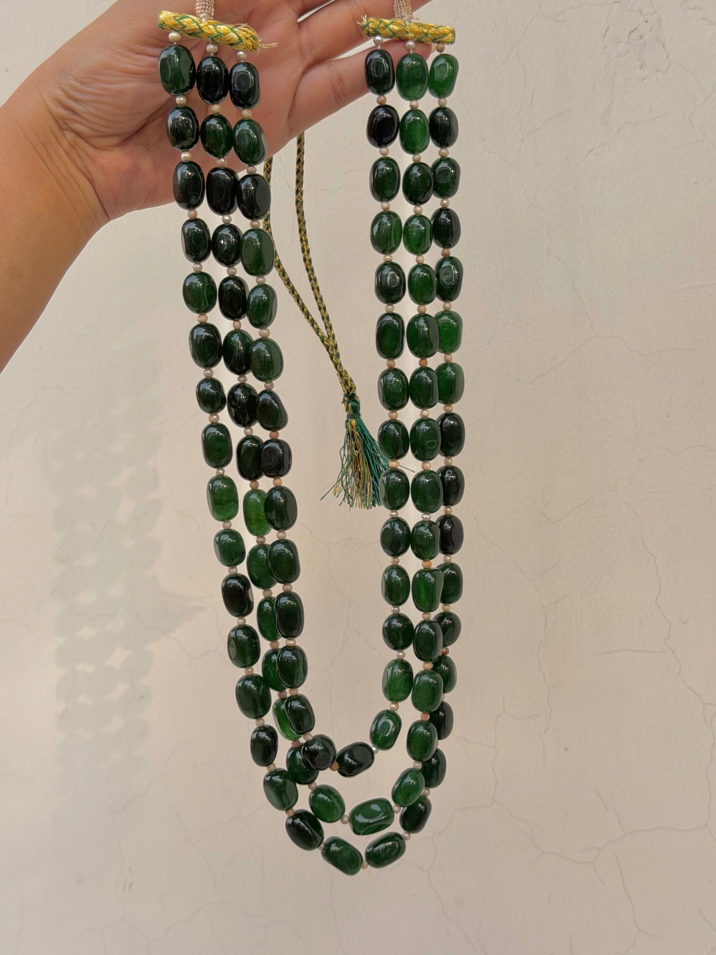 Prana Green Onyx Mala