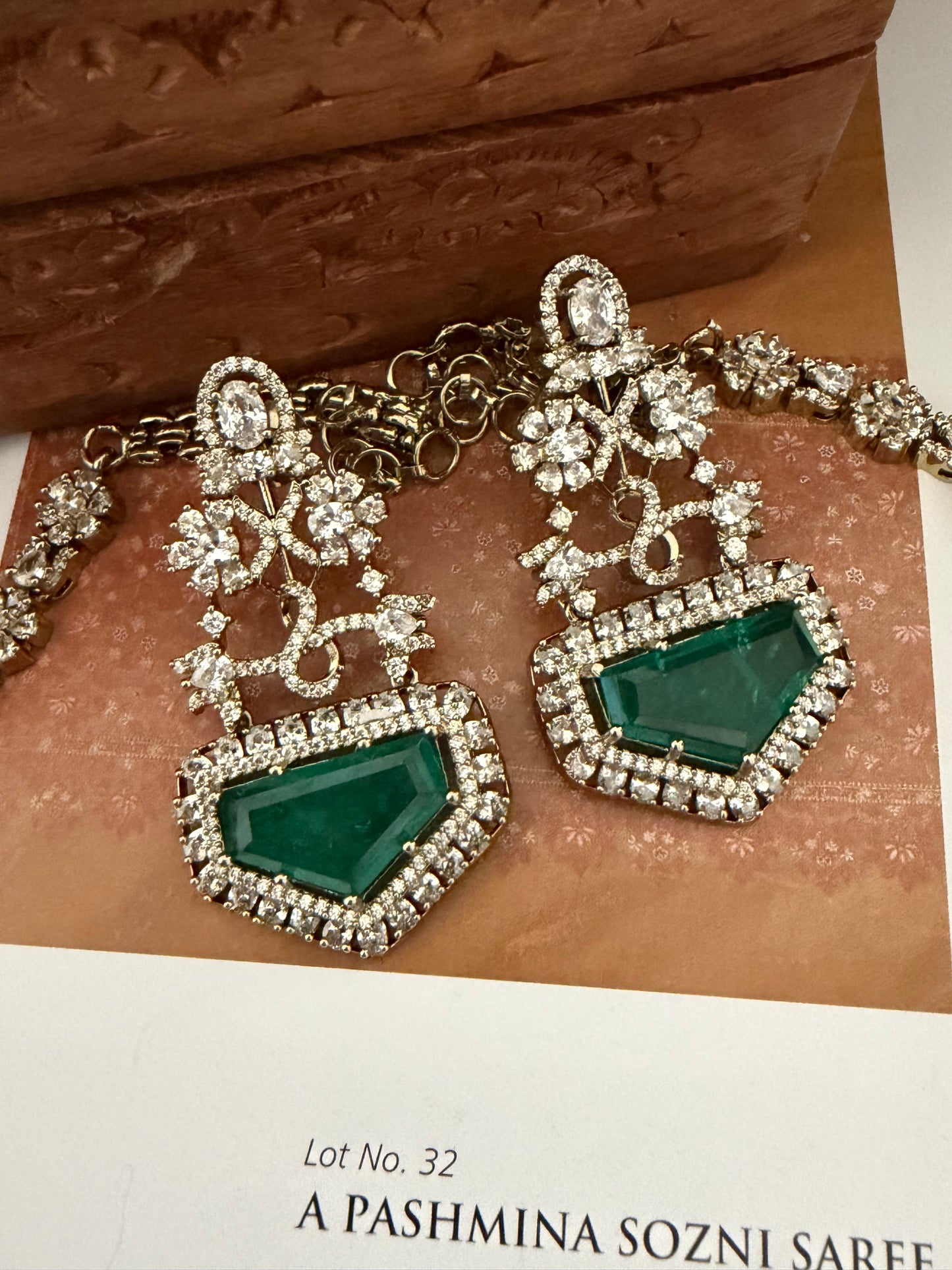 Warahi Emerald Zircon Necklace