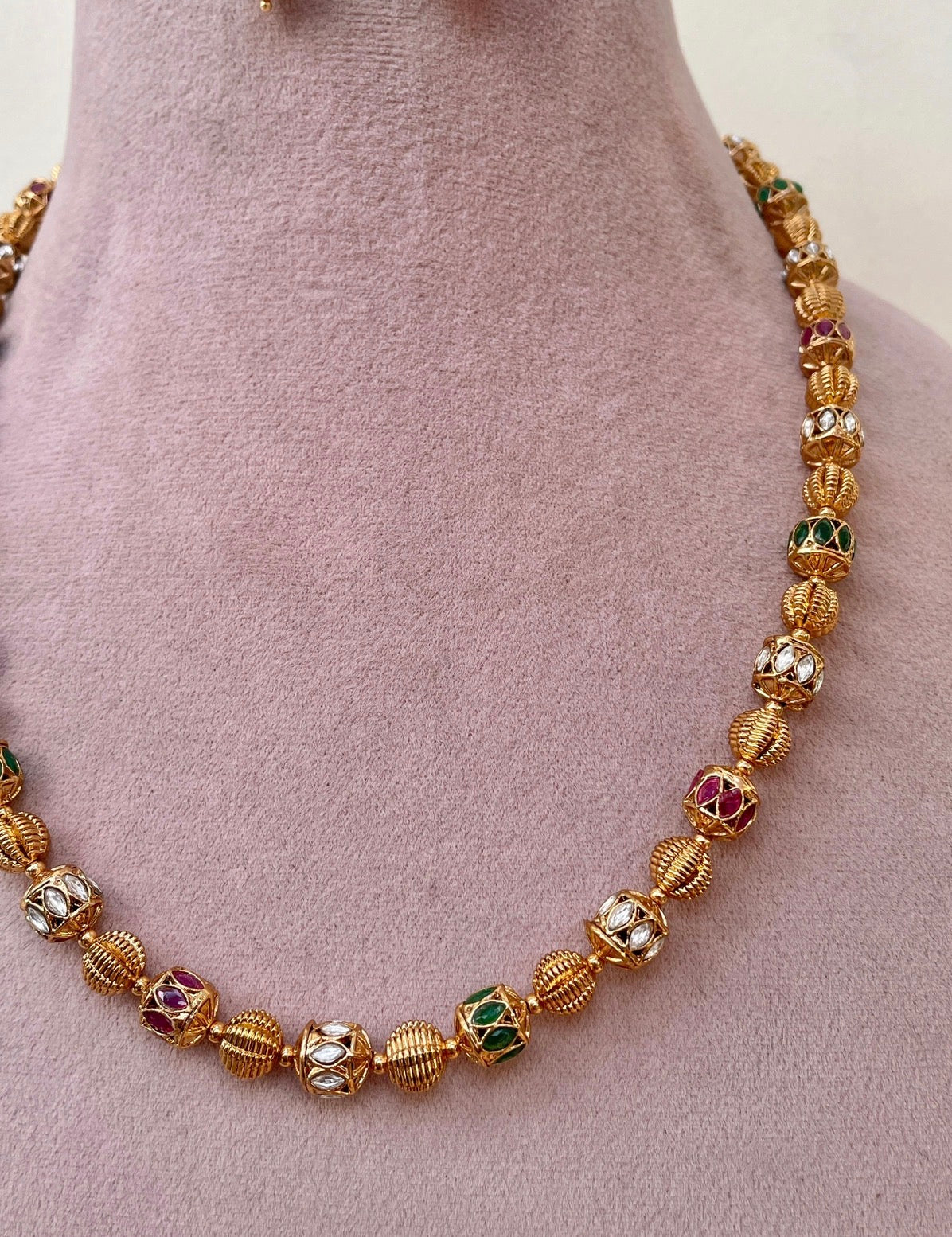 Nilima Multicolour Chain Necklace Set