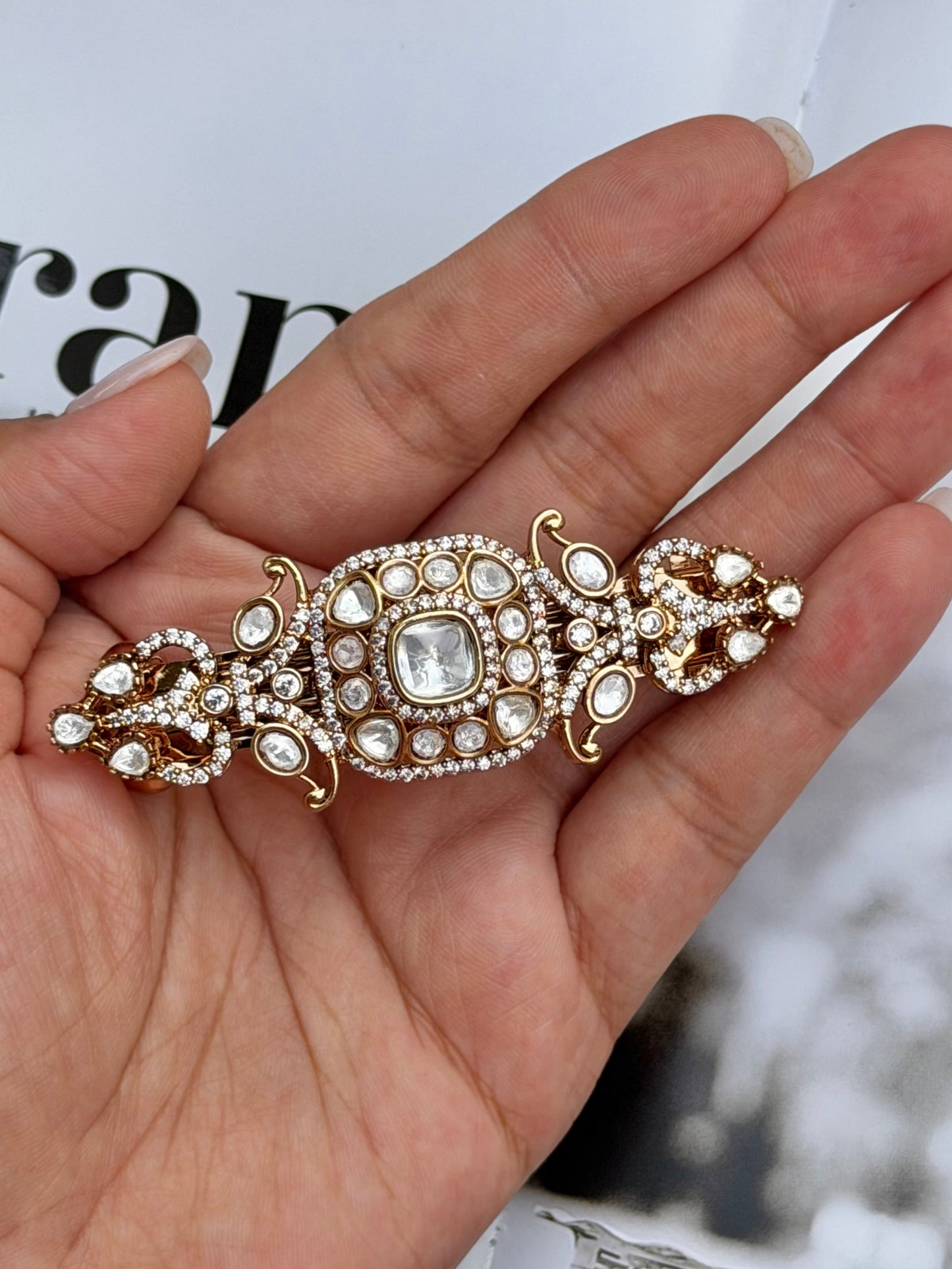 Serena Kundan Hairclip