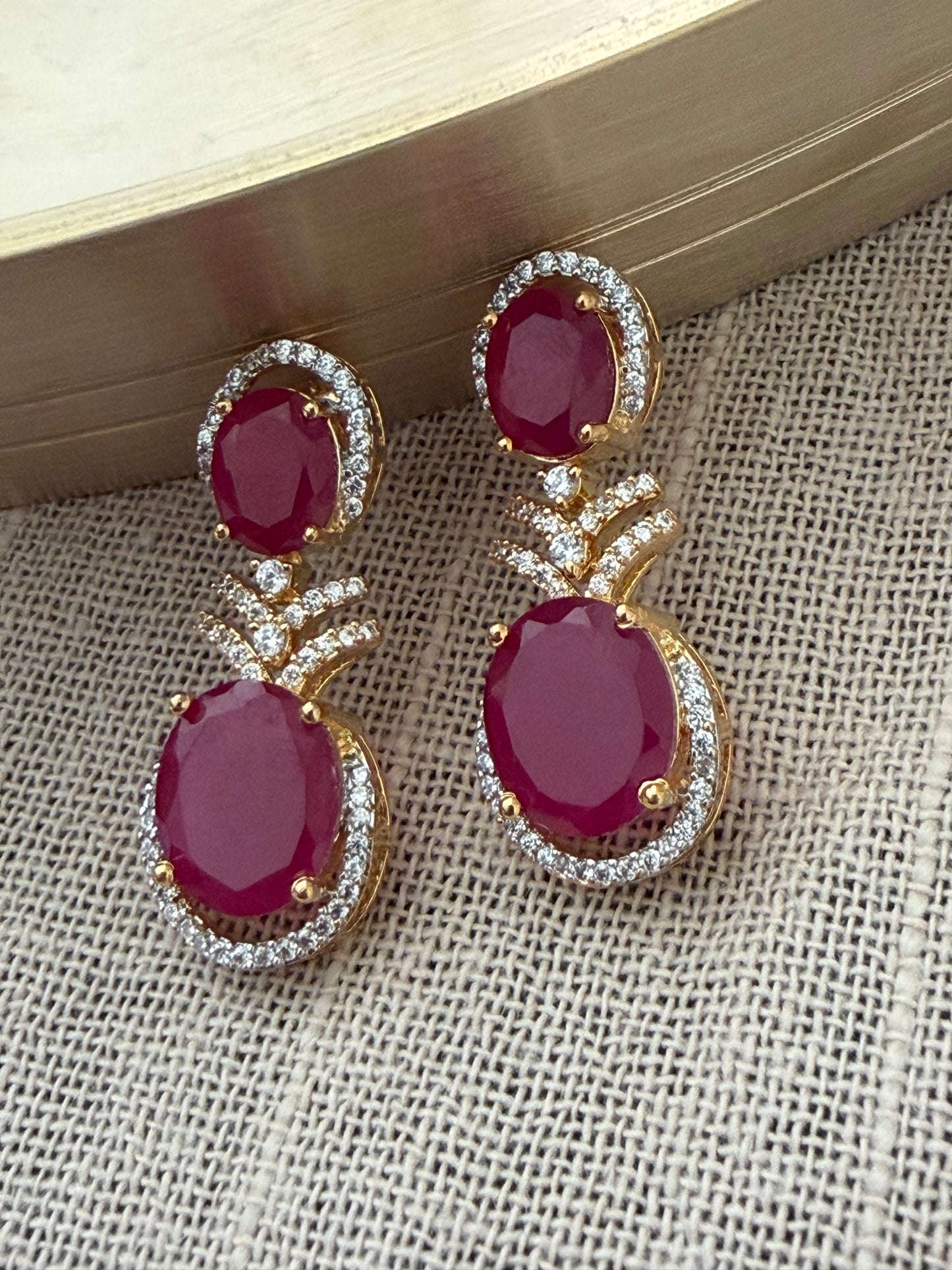 Damini Ruby Earrings
