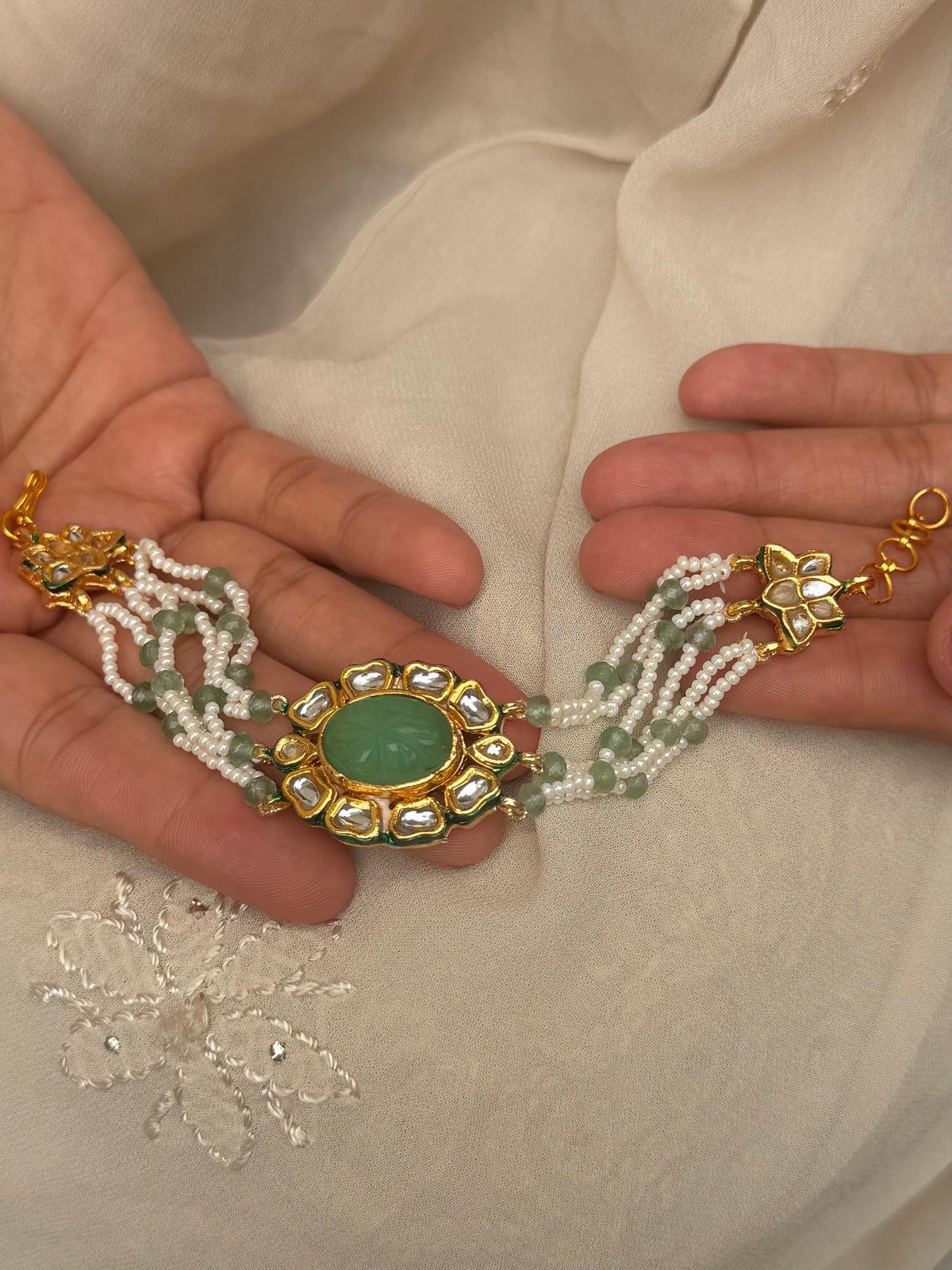 Arunima Kundan Bracelet