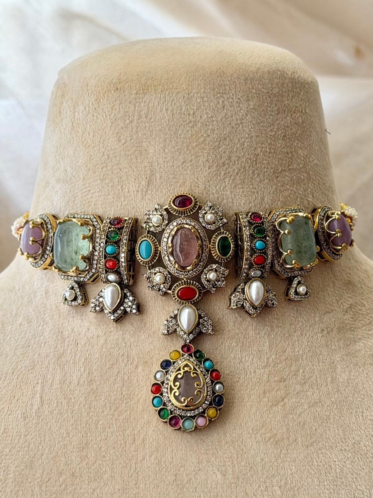 Pasha Fusion Choker Necklace Set